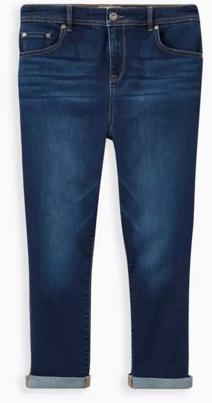 NEW Torrid Crop MidFit Super Skinny Jeans Womens 18 MId-Rise Soft Stretch Denim